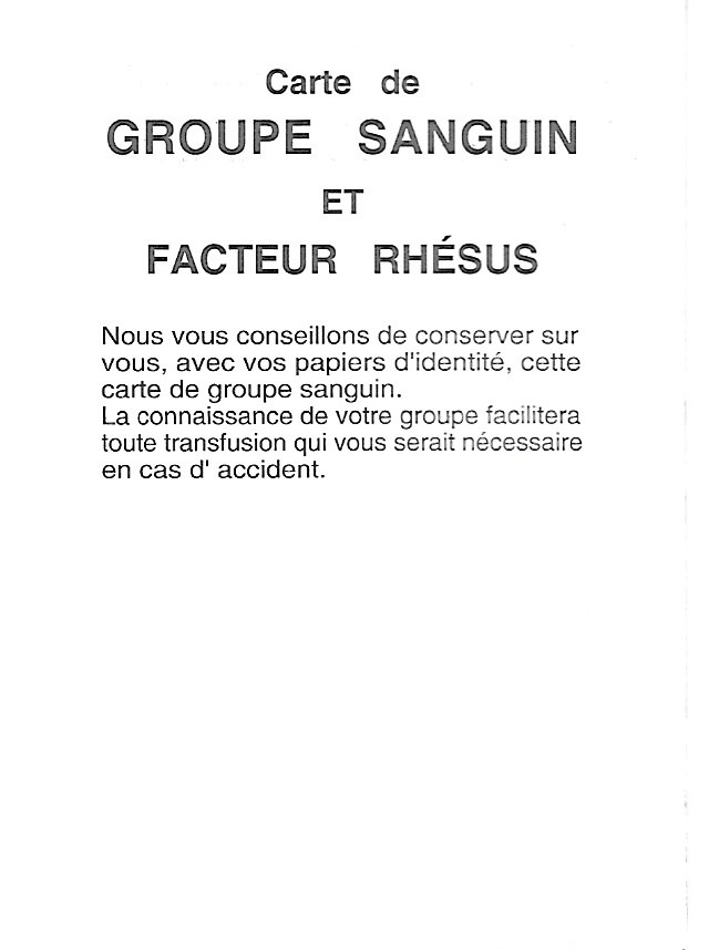 carte groupe