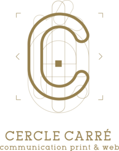 Logo agence cercle carré